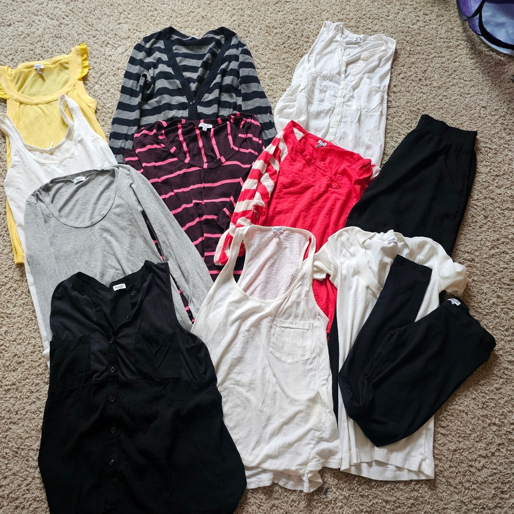 Splendidβ Womens Clothing Lot 12pc XS Small Tops Skirt Leggings Cardigan Mixed